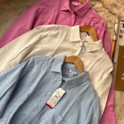 Oversized Cheese Cotton Summer Shirt