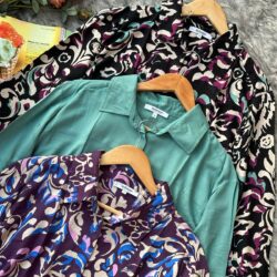 Abstract Print Cotton Shirt – Perfect for Summer