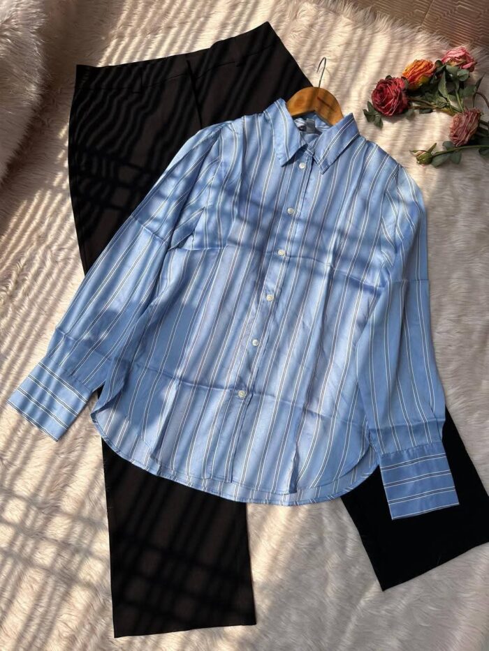 Stripe Silk Shirt