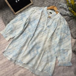 Pastel Floral Cotton Top