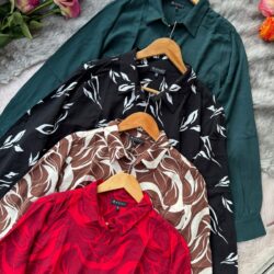 Women's Printed & Solid Button-Down Shirts