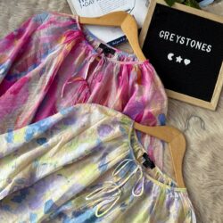 Sheer Muslin Cotton Floral Tops – Lightweight Summer Wear